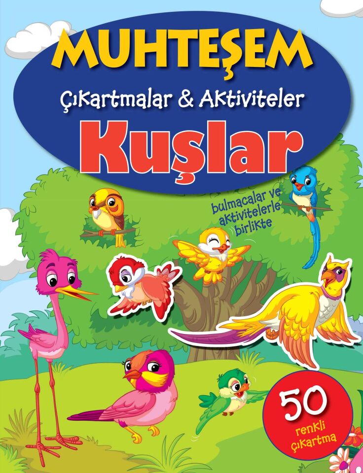 Muhteşem Çıkartmalar ve Aktiviteler Kuşlar