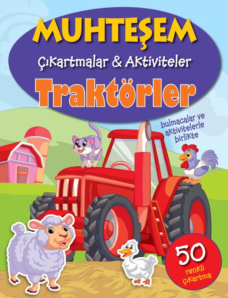 Muhteşem Çıkartmalar ve Aktiviteler Traktörler