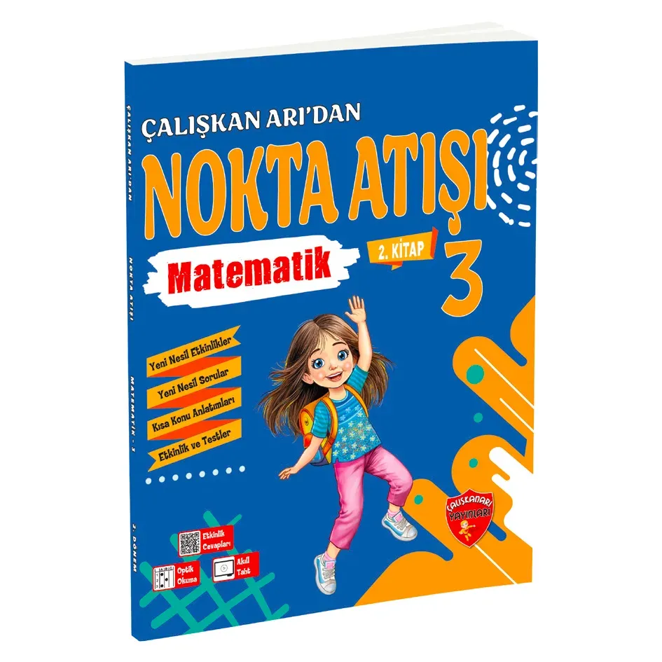 3. SINIF ÇALIŞKAN ARI İLE NOKTA ATIŞI MATEMATİK 2 KİTAP