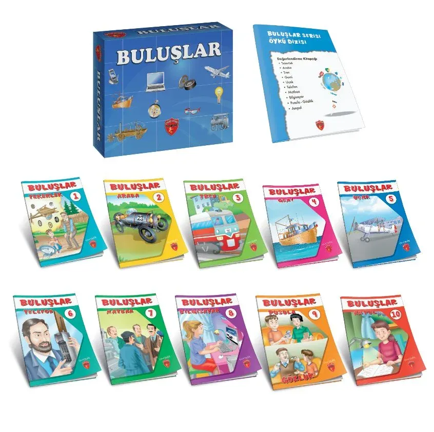 ÇALIŞKAN ARI 4. SINIF BULUŞLAR BİLİM SERİSİ - CEZMİ ERSÖZ (10 KİTAP SINAV KUTULU)
