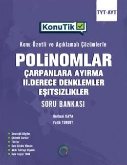 Okyanus Yayınları Tyt - Ayt Konutik Polinomlar Çarpanlara Ayırma Iı. Derece Denklemler Ve Eşitsizlikler Soru Bankası