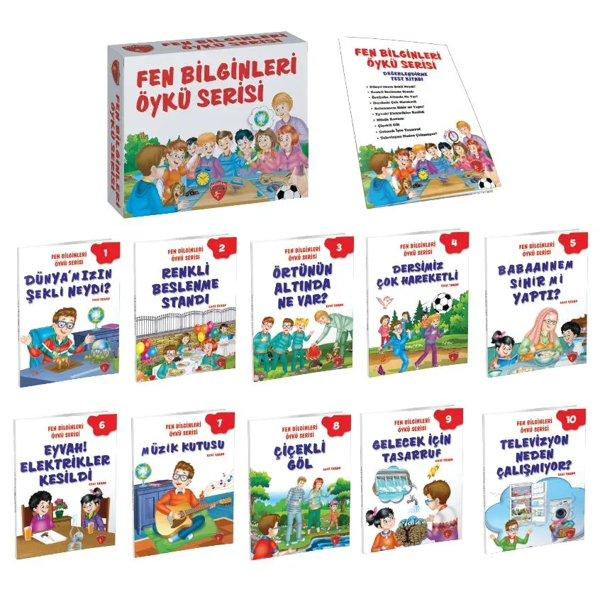 ÇALIŞKAN ARI 4 SINIF FEN BİLGİNLERİ ÖYKÜ DİZİSİ (10 KİTAP)