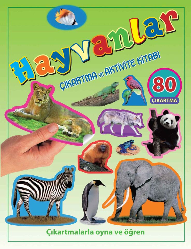 Hayvanlar Çıkartma ve Aktivite Kitabı