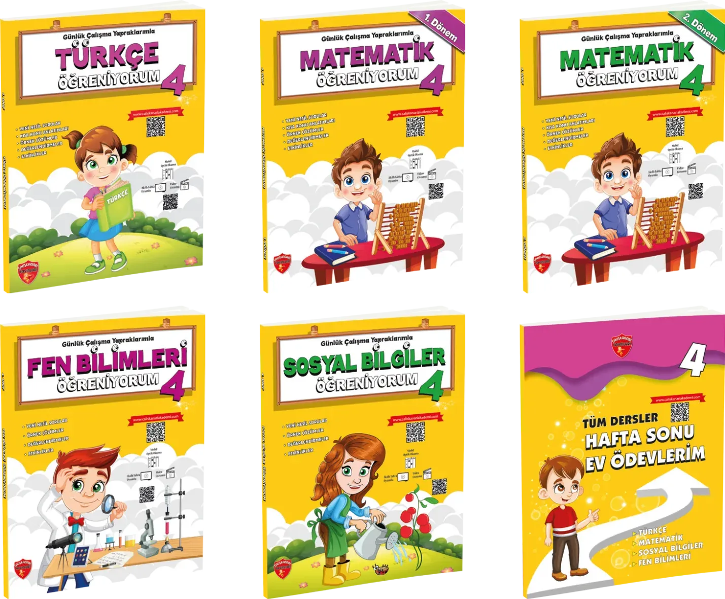 ÇALIŞKAN ARI 4. SINIF ÖĞRENİYORUM SET