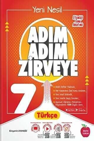 Newton Yayınları 7. Sınıf Adım Adım Türkçe Etkinlikli Konu Anlatımlı Soru Bankaları