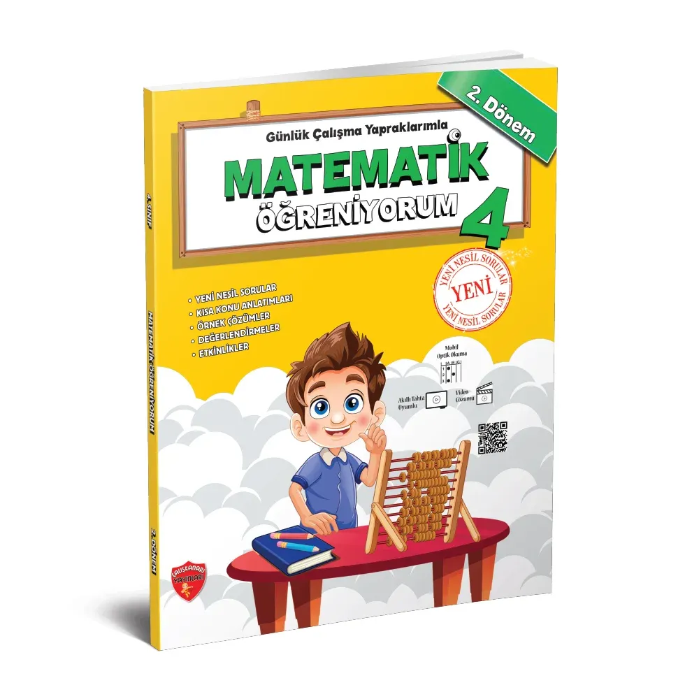ÇALIŞKAN ARI 4. SINIF MATEMATİK ÖĞRENİYORUM (2 KİTAP)