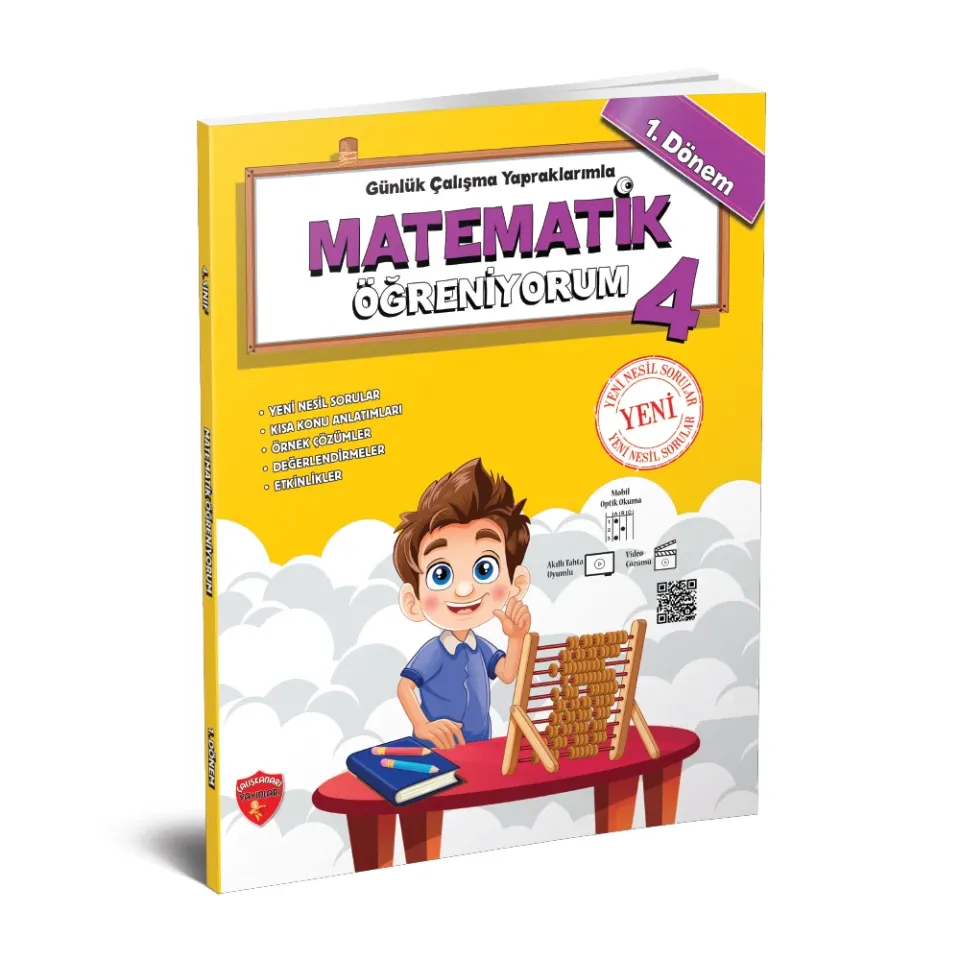 ÇALIŞKAN ARI 4. SINIF MATEMATİK ÖĞRENİYORUM (2 KİTAP)