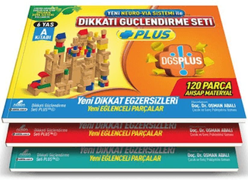 Dikkati Güçlendirme Seti Plus 6 Yaş Kitap