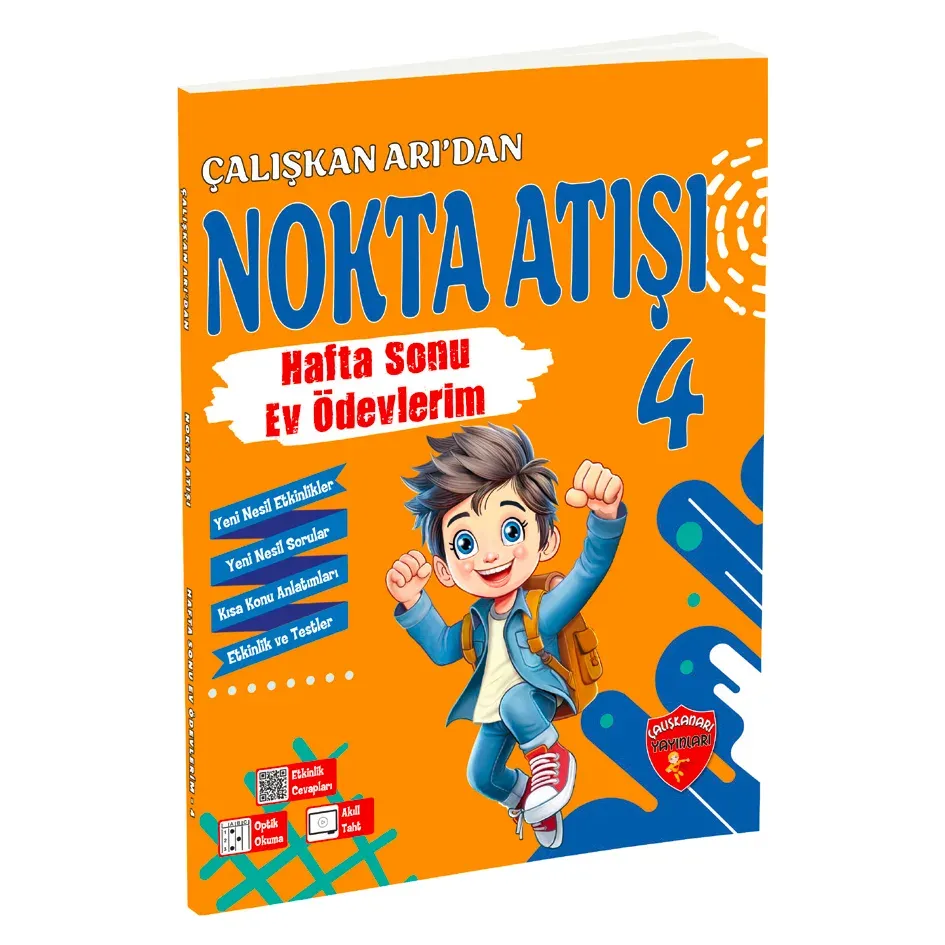 Çalışkan Arı 4. Sınıf Nokta Atışı Hafta Sonu Ev Ödevlerim Kitabı