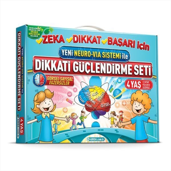 Dikkati Güçlendirme Seti Anasınıfı – 4 Yaş Neuro Via