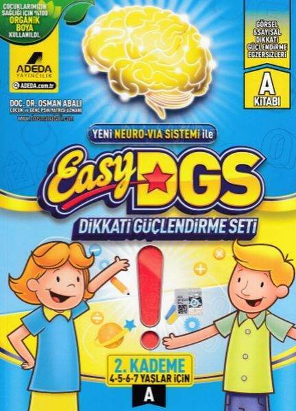 EASY Dikkati Güçlendirme Seti 4 7 yaş A Kitapçığı