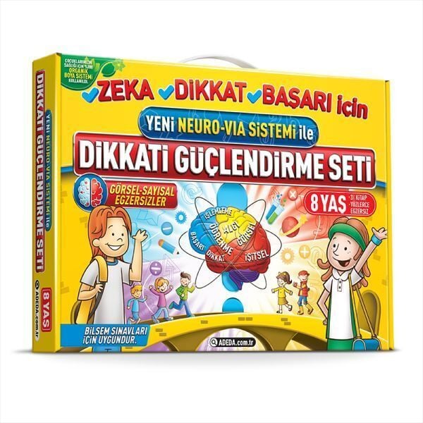 Dikkati Güçlendirme Seti 2. Sınıf – 8 yaş Neuro Via