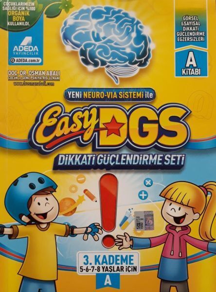 EASY Dikkati Güçlendirme Seti 5 8 yaş A Kitapçığı