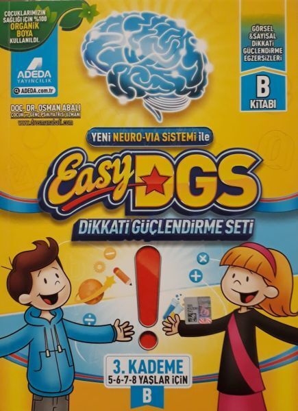 EASY Dikkati Güçlendirme Seti 5 8 yaş B Kitapçığı