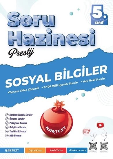 Nartest Yayınevi 5. Sınıf Prestij Sosyal Bilgiler Soru Hazinesi
