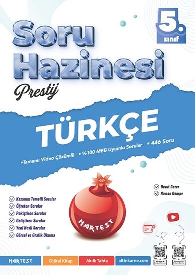 Nartest Yayınevi 5. Sınıf Prestij Türkçe Soru Hazinesi