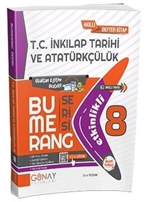 Günay Yayınları 8. Sınıf Bumerang Etkinlikli T. C. İnkılap Tarihi Ve Atatürkçülük