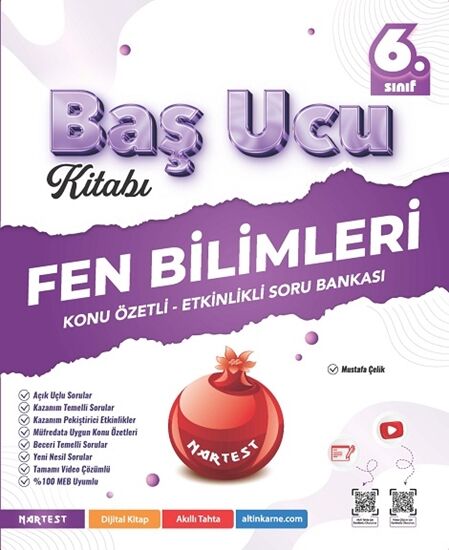 Nartest Yayınevi 6. Sınıf Fen Bilimleri Baş Ucu Kitabı