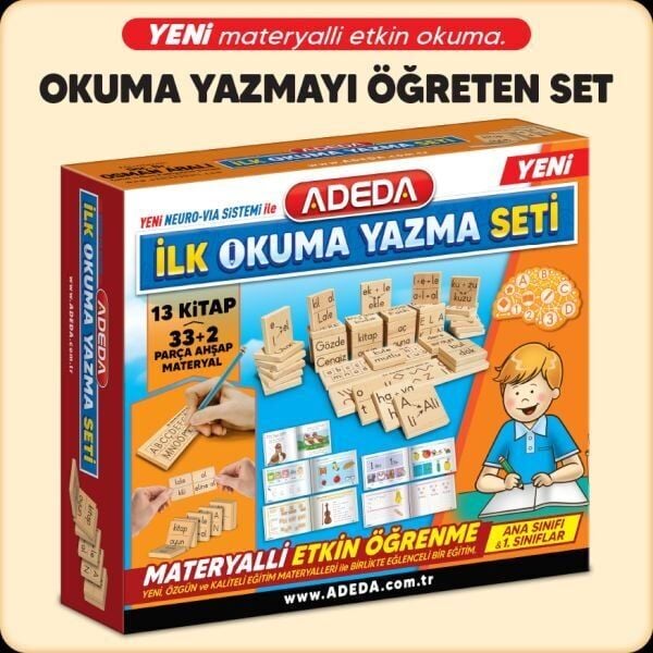 İlk Okuma Yazma Seti Anasınıfı 1.Sınıflar