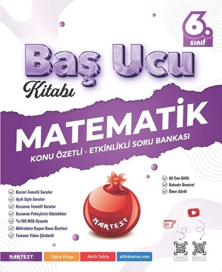 Nartest Yayınevi 6. Sınıf Matematik Baş Ucu Kitabı