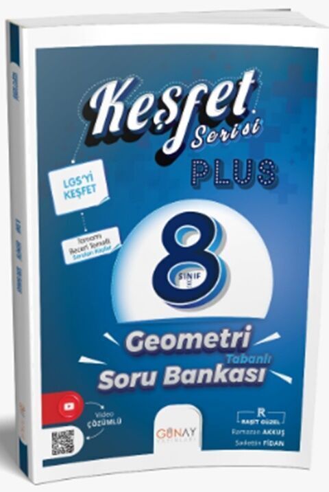 Günay Yayınları 8. Sınıf Keşfet Geometri Tabanlı Soru Bankası