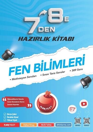 Nartest Yayınevi 7 Den 8 E Fen Bilimleri Hazırlık Kitabı