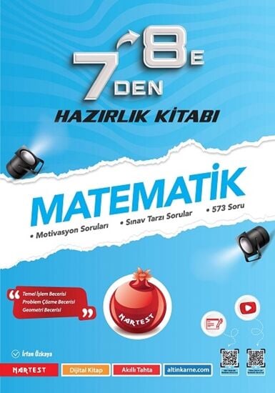 Nartest Yayınevi 7 Den 8 E Matematik Hazırlık Kitabı