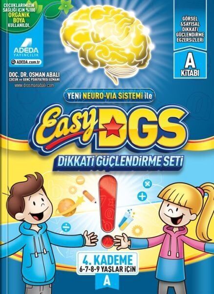 EASY Dikkati Güçlendirme Seti 6 9 yaş A Kitapçığı