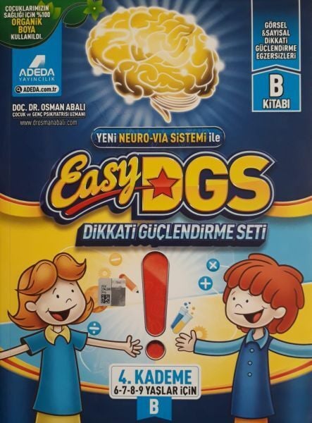 EASY Dikkati Güçlendirme Seti 6 9 yaş B Kitapçığı