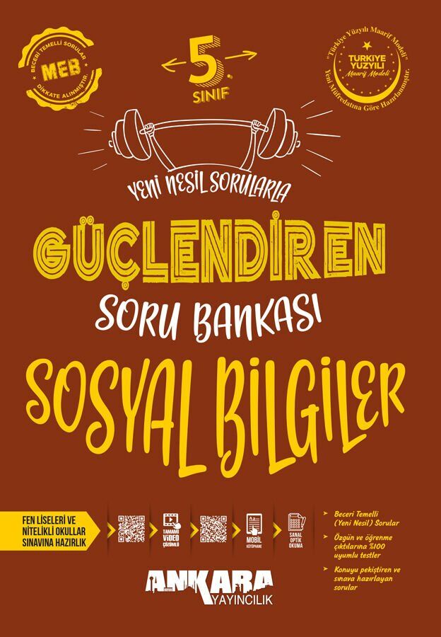 Ankara Yayınları 5. Sınıf Sosyal Bilgiler Soru Bankası