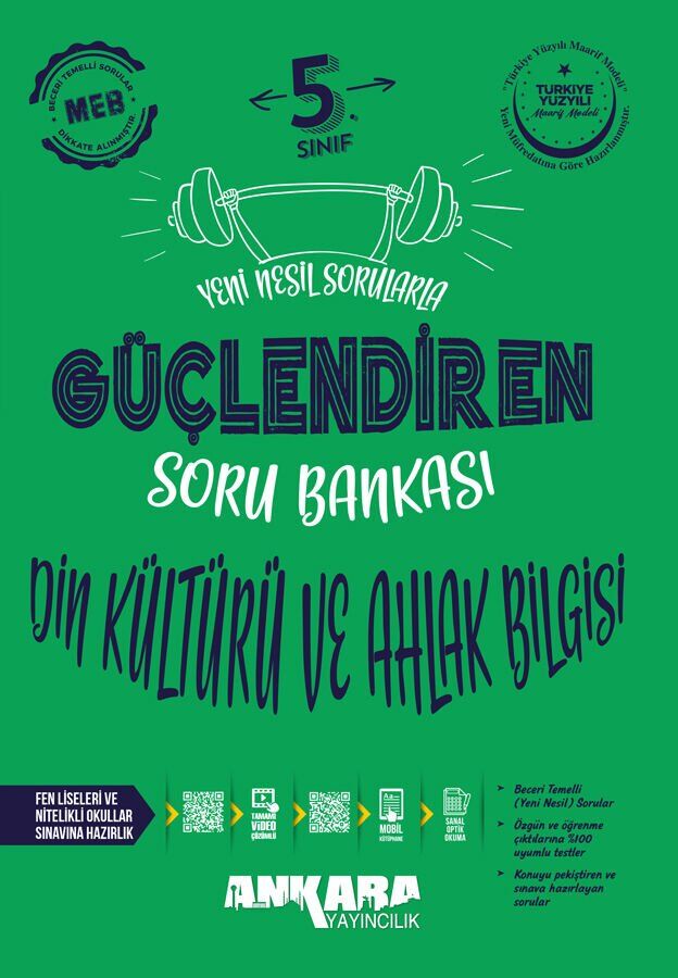 Ankara Yayınları 5. Sınıf Din Kültürü Ve Ahlak Bilgisi Soru Bankası