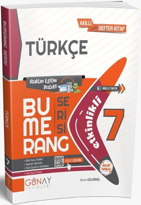 Günay Yayınları 7. Sınıf Bumerang Etkinlikli Türkçe