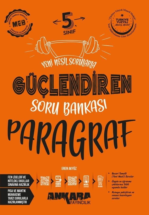 Ankara Yayınları 5. Sınıf Paragraf Soru Bankası