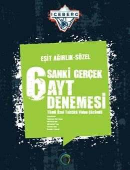 Okyanus Yayınları Iceberg Sanki Gerçek 6 Ayt Eşit Ağırlık - Sözel Deneme