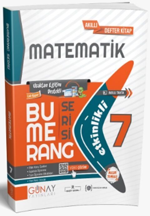 Günay Yayınları 7. Sınıf Bumerang Etkinlikli Matematik
