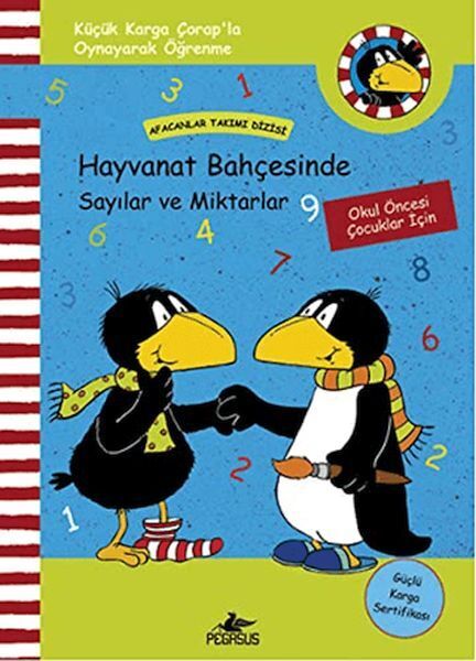 Afacanlar Takımı Küçük Karga Çorapla Hayvanat Bahçesinde Sayılar Ve Miktarlar