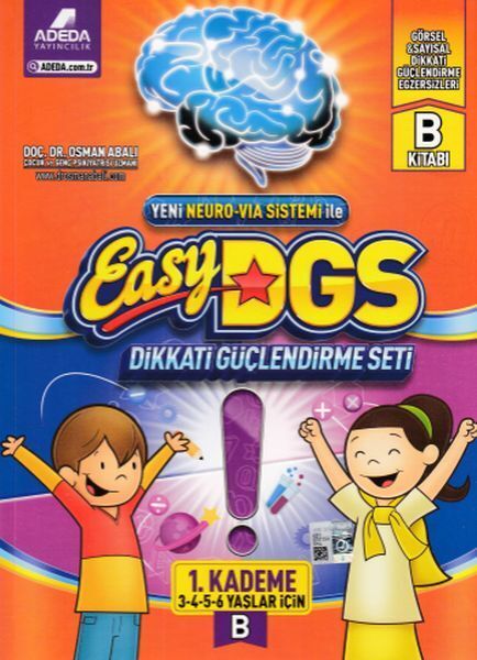 EASY Dikkati Güçlendirme Seti 3 6 yaş B Kitapçığı