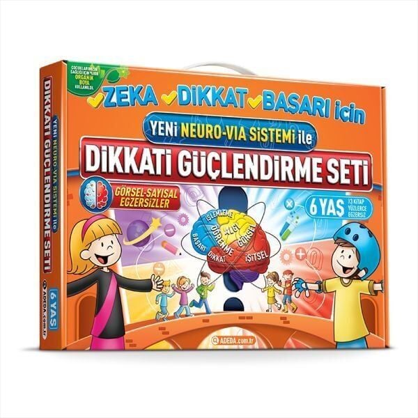 Dikkati Güçlendirme Seti Anasınıfı – 6 Yaş Neuro Via