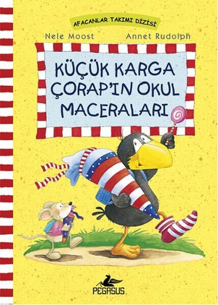 Afacanlar Takımı Dizisi Küçük Karga Çorapın Okul Maceraları Ciltli