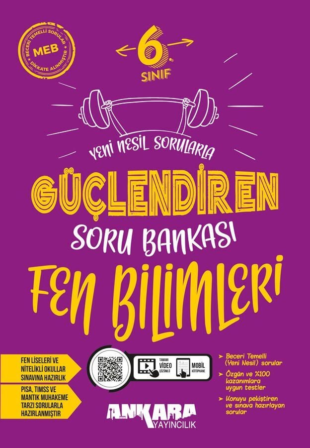 Ankara Yayınları 6. Sınıf Fen Bilimleri Soru Bankası