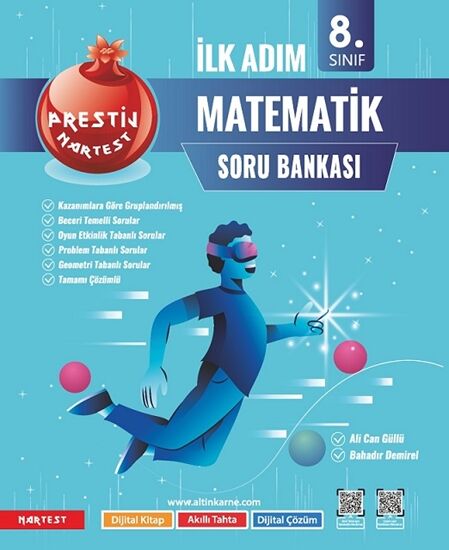 Nartest Yayınevi 8. Sınıf Prestij İlk Adım Matematik Soru Bankası