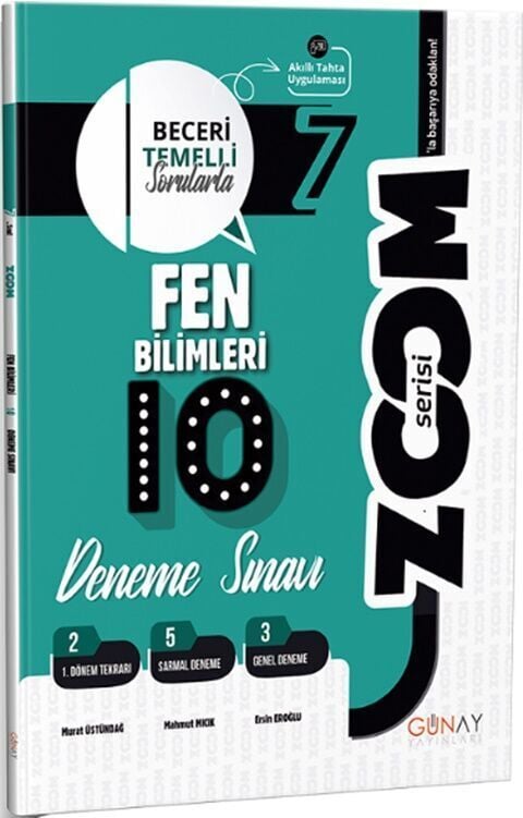 Günay Yayınları 7. Sınıf Fen Bilimleri 10'Lu Branş Denemeler