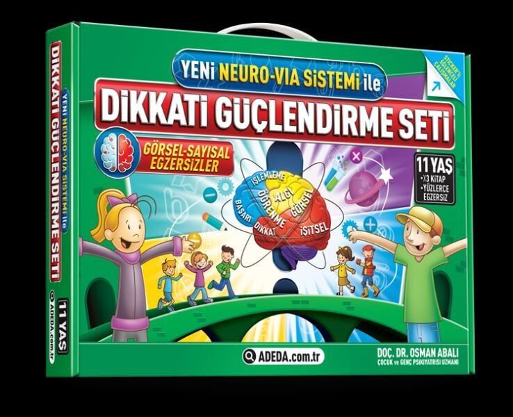 Yeni Neuro via Sistem Dikkati Güçlendirme Seti 11 Yaş