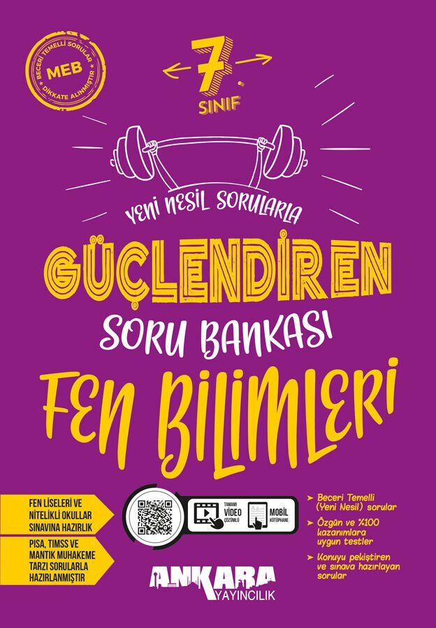Ankara Yayınları 7. Sınıf Fen Bilimleri Soru Bankası