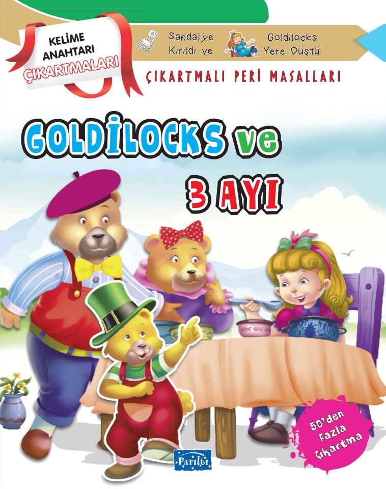 Goldilocks ve Üç Ayı Çıkartmalı Peri Masalları