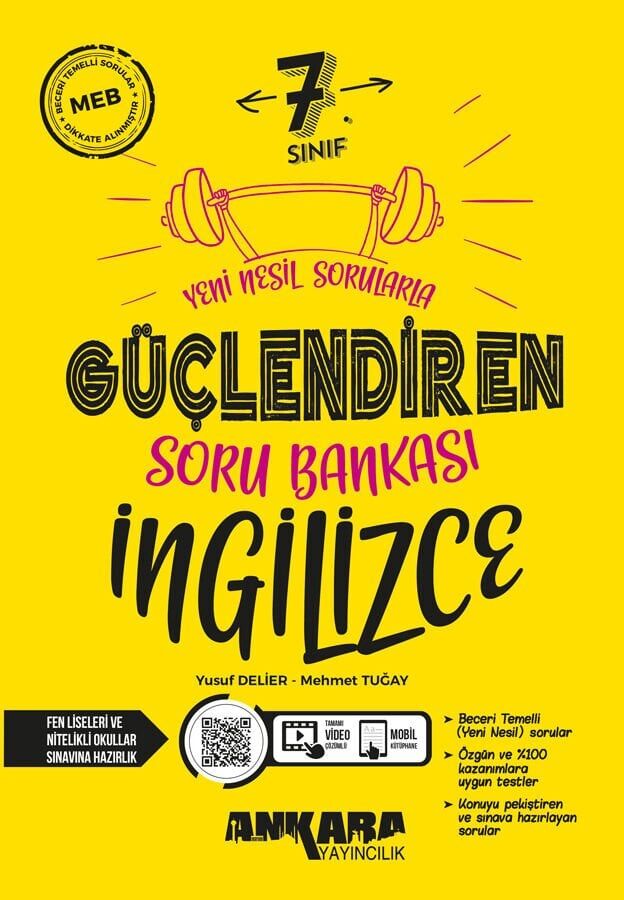 Ankara Yayınları 7. Sınıf İngilizce Soru Bankası