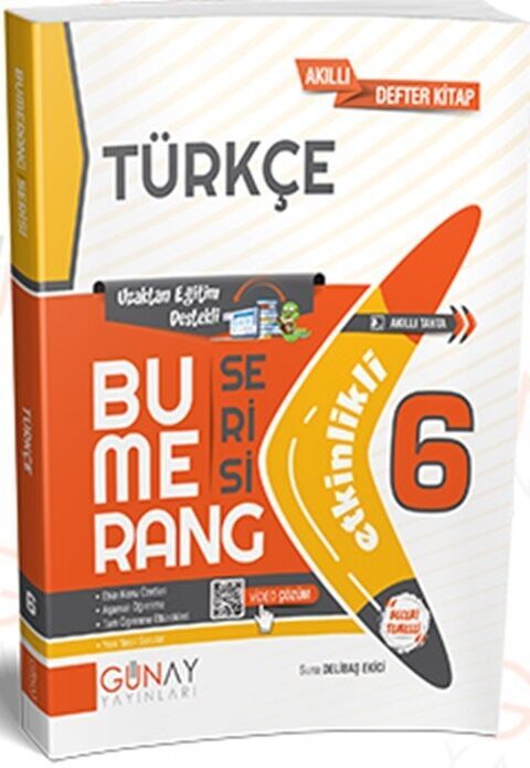 Günay Yayınları 6. Sınıf Bumerang Etkinlikli Türkçe