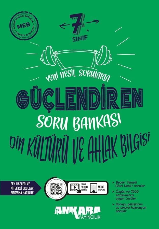 Ankara Yayınları 7. Sınıf Din Kültürü Ve Ahlak Bilgisi Soru Bankası