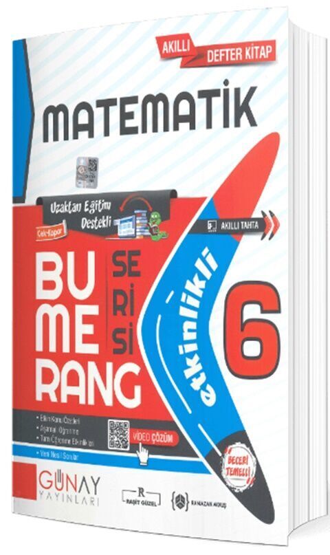 Günay Yayınları 6. Sınıf Bumerang Etkinlikli Matematik