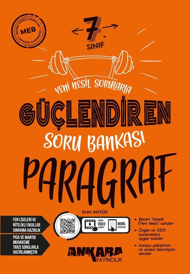 Ankara Yayınları 7. Sınıf Paragraf Soru Bankası
